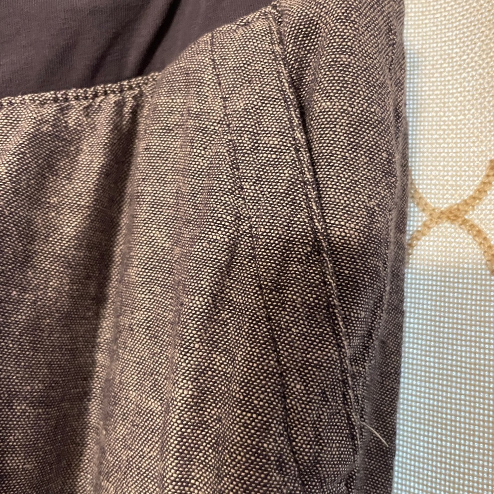 Linen blend maternity pants - Picture 2 of 4
